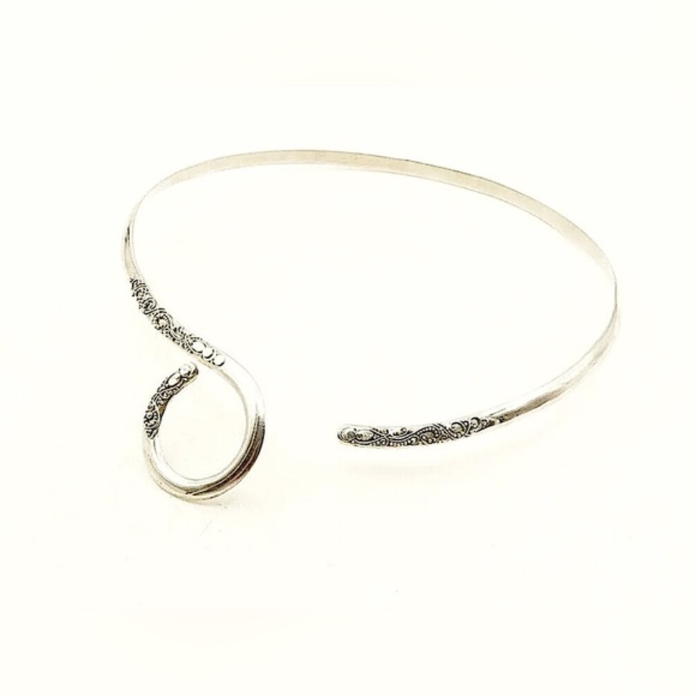 Designer Sarda Sterling Silver S-Collar Necklace